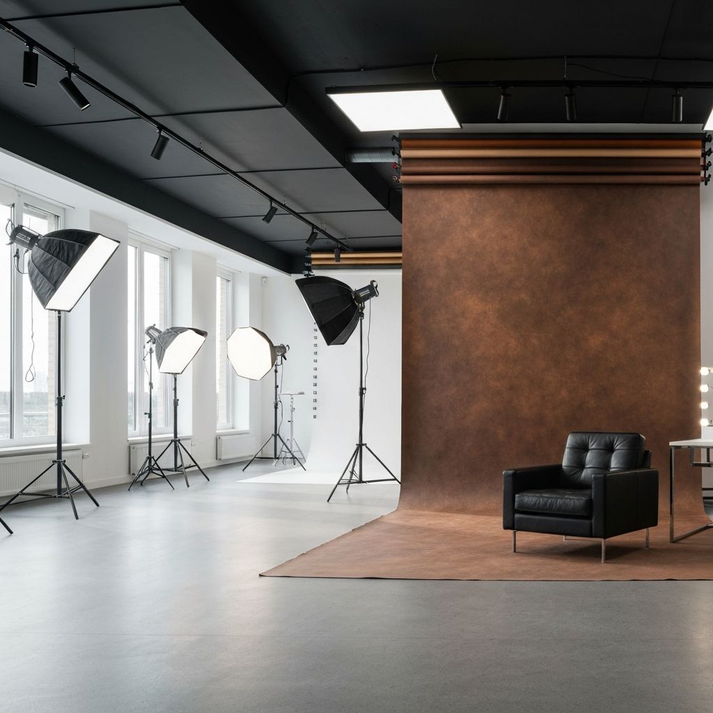 Portrait Hut studio interior